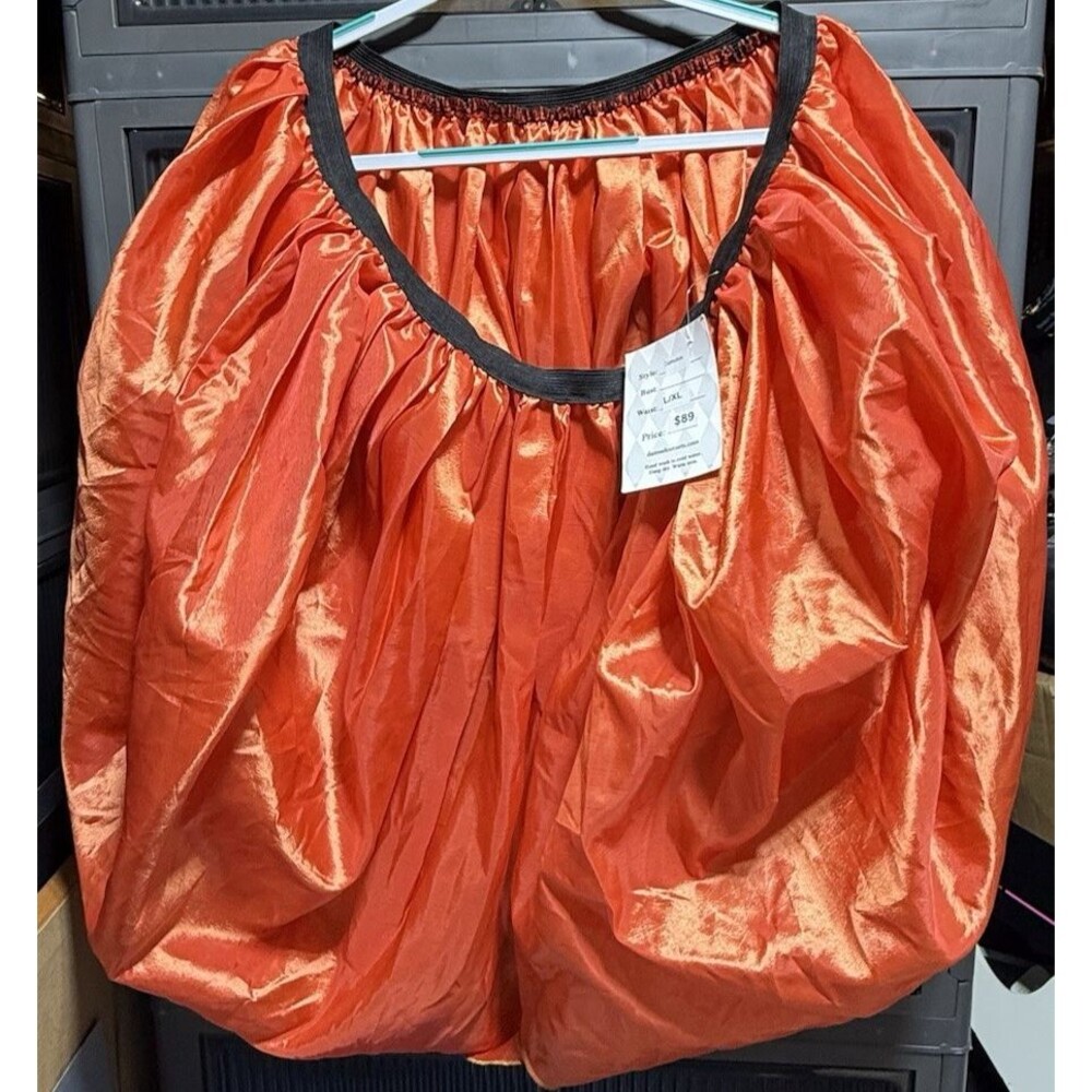 Damsel In this Dress Cumulus Skirt Orange Size L/XL Elastic Waist NWT